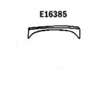 E16385 PANEL-REPAIR-SMALL FLARE-REAR-RIGHT HAND-PRESS MOLDED-GRAY-63-66