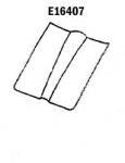 Click Here For Full Product Info E16407 HOOD-SKIN-SMALL BLOCK-PRESS MOLDED-WHITE-65