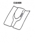 Click Here For Full Product Info E16409 HOOD-ASSEMBLY-BIG BLOCK-PRESS MOLDED-WHITE-65