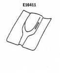 Click Here For Full Product Info E16411 HOOD-ASSEMBLY-BIG BLOCK-PRESS MOLDED-GRAY-66