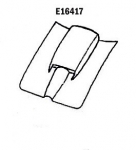 Click Here For Full Product Info E16417 HOOD-SKIN-BIG BLOCK-PRESS MOLDED-BLACK-67