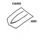 Click Here For Full Product Info E16455 HOOD-ASSEMBLY-SMALL BLOCK 327-350-HAND LAYUP-SMOOTH INSIDE-68-72