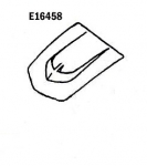 Click Here For Full Product Info E16458 HOOD-SKIN-BIG BLOCK-HAND LAYUP-BLACK-68-72