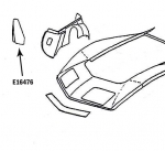 Click Here For Full Product Info E16476 EXTENSION-INNER SKIRT-PRESS MOLDED-BLACK-RIGHT HAND-70-72