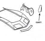 Click Here For Full Product Info E16477 EXTENSION-INNER SKIRT-PRESS MOLDED-BLACK-LEFT HAND-70-72