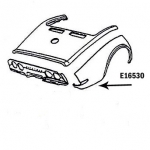 Click Here For Full Product Info E16530 FENDER-REAR-PRESS MOLDED-GRAY-RIGHT-73