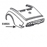 Click Here For Full Product Info E16531 FENDER-REAR-PRESS MOLDED-GRAY-LEFT-73