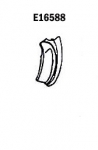 Click Here For Full Product Info E16588 DOOR LOCK PILLAR-COUPE-HAND LAYUP-BLACK-LEFT HAND-77-82
