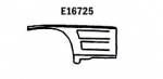 E16725 FENDER-FRONT-HAND LAYUP-LEFT HAND-63-64