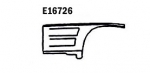 E16726 FENDER-FRONT-HAND LAYUP-RIGHT HAND-63-64