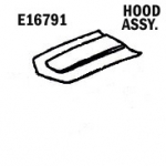 Click Here For Full Product Info E16791 HOOD-ASSEMBLY-HAND LAYUP-73-75
