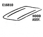 Click Here For Full Product Info E16810 HOOD-ASSEMBLY-HAND LAYUP-SMOOTH INSIDE-59-62