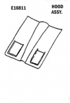 Click Here For Full Product Info E16811 HOOD-ASSEMBLY-HAND LAYUP-SMOOTH INSIDE-63