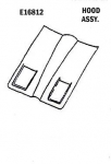 Click Here For Full Product Info E16812 HOOD-ASSEMBLY-HAND LAYUP-SMOOTH INSIDE-64