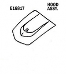 Click Here For Full Product Info E16817 HOOD-ASSEMBLY-BIG BLOCK-HAND LAYUP-SMOOTH INSIDE-68-72