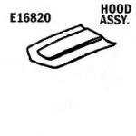 Click Here For Full Product Info E16820 HOOD-ASSEMBLY-HAND LAYUP-SMOOTH INSIDE-76