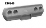 E16849 BUMPER-REAR-FLEX-FIBERGLASS-HAND LAYUP-80-82