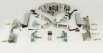 Click Here For Full Product Info E17054 IGNITION SHIELD SET-DELUXE-SMALL BLOCK-327-WITH HEAT SHIELDS-63E
