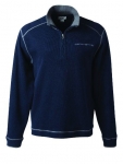 Click Here For Full Product Info E17201 SWEATSHIRT-CORVETTE-HALF ZIP-FLEECE-NAVY