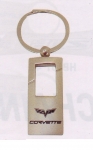 Click Here For Full Product Info E17241 KEY FOB-CORVETTE-CHROME RECTANGLE-CORVETTE C6