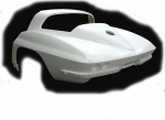 Click Here For Full Product Info E17280 REAR END-ONE PIECE-WITH ROOF-HAND LAYUP-COUPE-63-66
