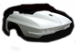 Click Here For Full Product Info E17283 REAR END-ONE PIECE-LESS ROOF-HAND LAYUP-COUPE-67