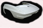 Click Here For Full Product Info E17284 REAR END-ONE PIECE-HAND LAYUP-ROADSTER-63-66