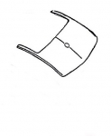 Click Here For Full Product Info E17286 PANEL-REAR UPPER-ROADSTER-HAND LAYUP-63-67