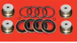 E17580 CONVERSION KIT-BRAKE CALIPER-O RING STYLE-REAR-SEALS & PISTONS-W/ INSULATORS-1 CALIPER-65-82