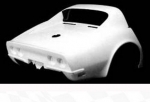 Click Here For Full Product Info E17743 REAR END-ONE PIECE-COUPE-HAND LAYUP-70-73