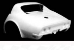 Click Here For Full Product Info E17744 REAR END-ONE PIECE-COUPE-HAND LAYUP-68-69