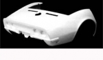 Click Here For Full Product Info E17745 REAR END-ONE PIECE-CONVERTIBLE-HAND LAYUP-70-73
