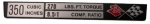 Click Here For Full Product Info E1791 PLATE-ENGINE DATA-CONSOLE-L-48 350-73-74