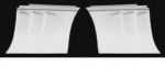 E18047 FENDER-FRONT-FIBERGLASS-HAND LAYUP-PHASE II-3 SCOOP-PAIR-84-90