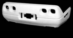Click Here For Full Product Info E18082 BUMPER-REAR-FIBERGLASS-HAND LAYUP-LT-5-WITH MOLDING-TRUFLEX-IN BLACK FINISH-84-90