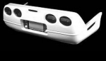 Click Here For Full Product Info E18084 BUMPER-REAR-FIBERGLASS-HAND LAYUP-UPDATE TO C5-TRUFLEX-IN BLACK FINISH-91-96