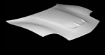 Click Here For Full Product Info E18109 HOOD-FIBERGLASS-HAND LAYUP-LT STYLE-97-04
