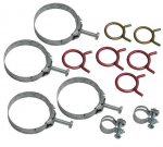 Click Here For Full Product Info E18135 CLAMP SET-HEATER-RADIATOR HOSE-300 HP-W/OUT AIR CONDITIONING-4 SPEED-12 PCS-68E