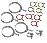 Click Here For Full Product Info E18139 CLAMP SET-HEATER-RADIATOR HOSE-300 HP-W/ AIR CONDITIONING-4 SPEED-14 PCS-68E