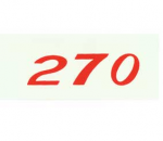 Click Here For Full Product Info E18223 DECAL KIT-VALVE COVER HORSEPOWER-270 H.P.-WITH 2 x 4-WATER SOLUBLE-2 PIECES-57-61