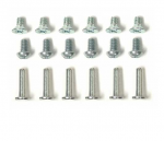 Click Here For Full Product Info E18525 ATTACHING KIT-DOOR-GLASS WINDOW-MOLDING CHANNEL-18 PIECES-56-62