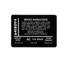 Click Here For Full Product Info E18591 DECAL-AIR CLEANER-FUEL INJECTION-65L