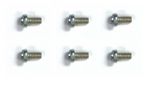Click Here For Full Product Info E18702 SCREW KIT-FUEL FILLER DOOR EMBLEM-SERVICE REPLACEMENT-6 PIECES-63-67