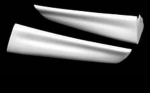 Click Here For Full Product Info E18803 GROUND EFFECT-REAR SKIRT-FIBERGLASS-HAND LAYUP-AEROTECH-RIGHT-91-96