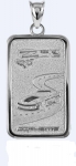 Click Here For Full Product Info E18844 JEWELRY-INGOT-.925 STERLING SILVER-3.79 (DWT) PENNYWEIGHT-CORVETTE C6-Z06