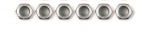 Click Here For Full Product Info E18908 NUT KIT-REAR BUMPER-5-8 HEXAGONAL-CORRECT-6 PIECES-63-67