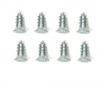 E18949 SCREW KIT-DOOR-GLASS SEAL MOLDING-COUPE-8 PIECES-63-67