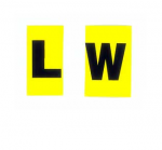 Click Here For Full Product Info E19025 DECAL-VALVE COVER ENGINE CODE LETTER LW-69