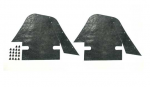 Click Here For Full Product Info E19156 DUST SHIELD KIT-INNER FENDER-SKIRT TO A FRAME-WITH PLASTIC FASTENERS-69-82