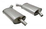 Click Here For Full Product Info E19761 MUFFLER-ALUMINIZED-OFF ROAD-2 INCH-3 CHAMBER-PAIR-63-67